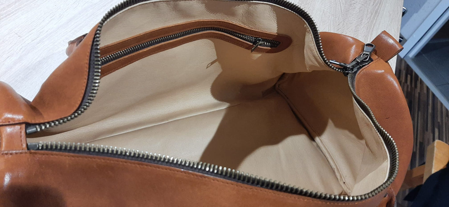Sac de voyage en cuir