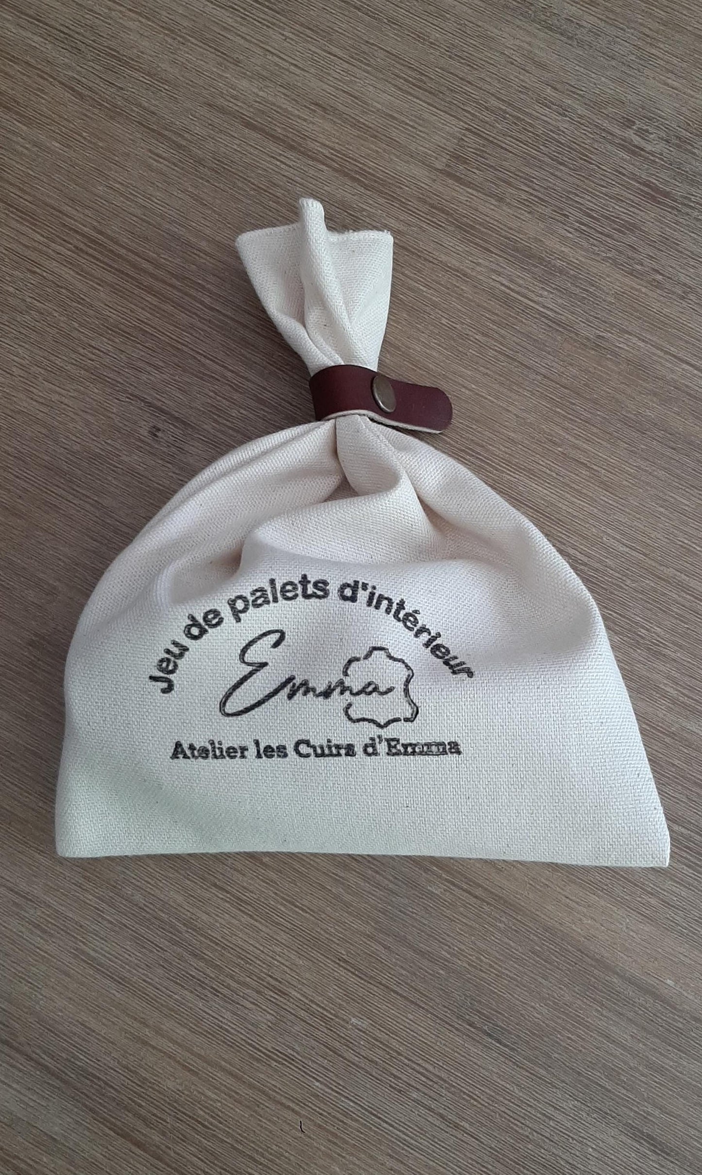 Jeu de palets d'intérieur en cuir